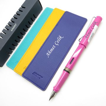 Lamy Safari Dolma Kalem Pembe + Anahtarlık | Lamy Kalem | Hepsi İsme Özel