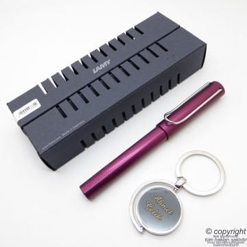 Lamy Al Star Vibrant Pembe Roller Kalem + Kalem Kılıfı | Lamy Kalem | Hepsi İsme Özel