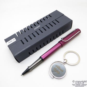 Lamy Al Star Vibrant Pembe Roller Kalem + Kalem Kılıfı | Lamy Kalem | Hepsi İsme Özel
