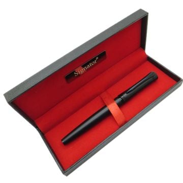 Signator® T459 Mat Siyah Roller Kalem | İsme Özel Kalem | Hediyelik Kalem