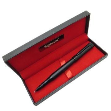 Signator® T459 Mat Siyah Roller Kalem | İsme Özel Kalem | Hediyelik Kalem