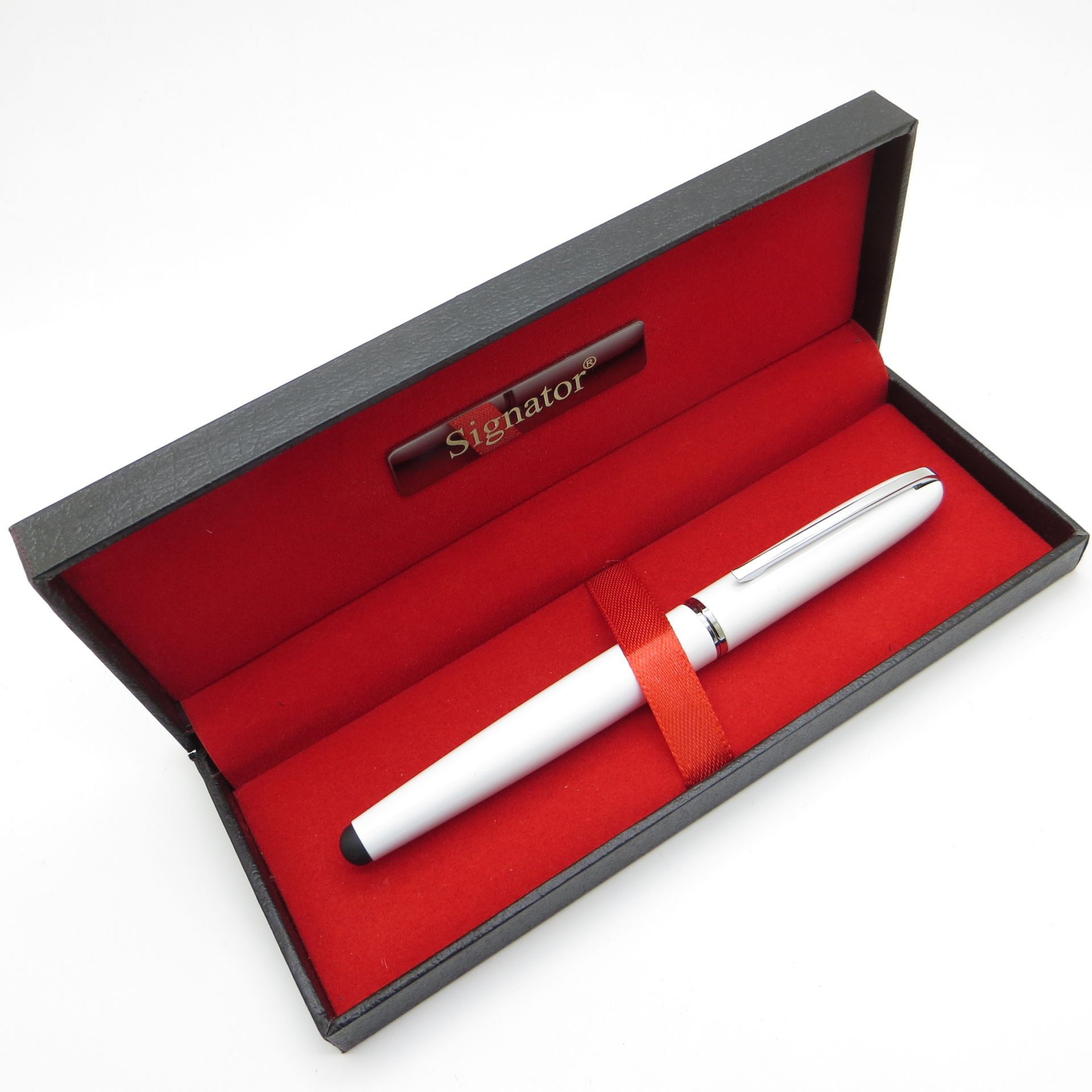 Signator® T463 Beyaz Krom Roller Kalem | İsme Özel Kalem | Hediyelik Kalem