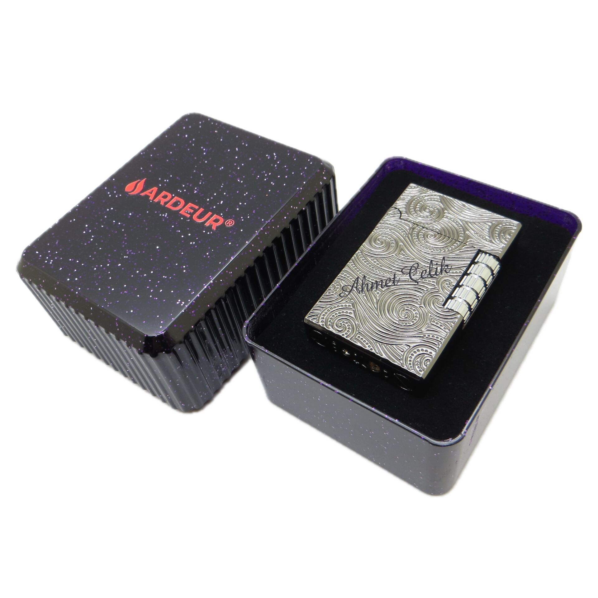 Ardeur® Monarch Titanium İsme Özel Çakmak | Hediyelik Çakmak