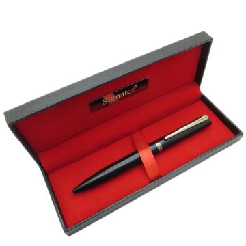 Signator® T476 Mat Siyah Metal Tükenmez Kalem | İsme Özel Kalem | Hediyelik Kalem