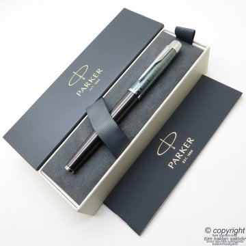 Parker IM Premium Titanyum Zümrüt Roller Kalem | İsme Özel Kalem