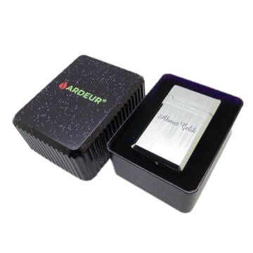 Ardeur® Monarch Krom Kişiye Özel İsimli Çakmak | Hediyelik Çakmak
