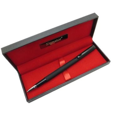 Signator® T477 Mat Siyah Roller Kalem | İsme Özel Kalem | Hediyelik Kalem