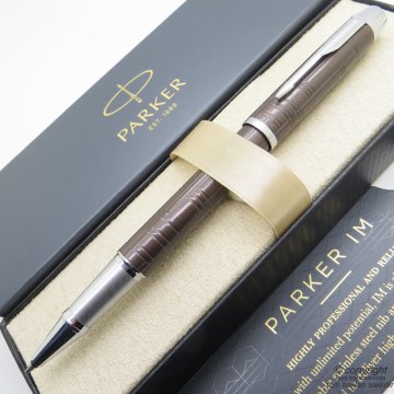 Parker Im Premium Metal Çikolata Roller Kalem | Parker Kalem | İsme Özel Kalem | Hediyelik Kalem