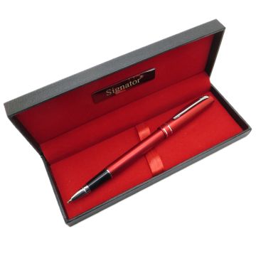 Signator® T501 Kırmızı Roller Kalem | İsme Özel Kalem | Hediyelik Kalem