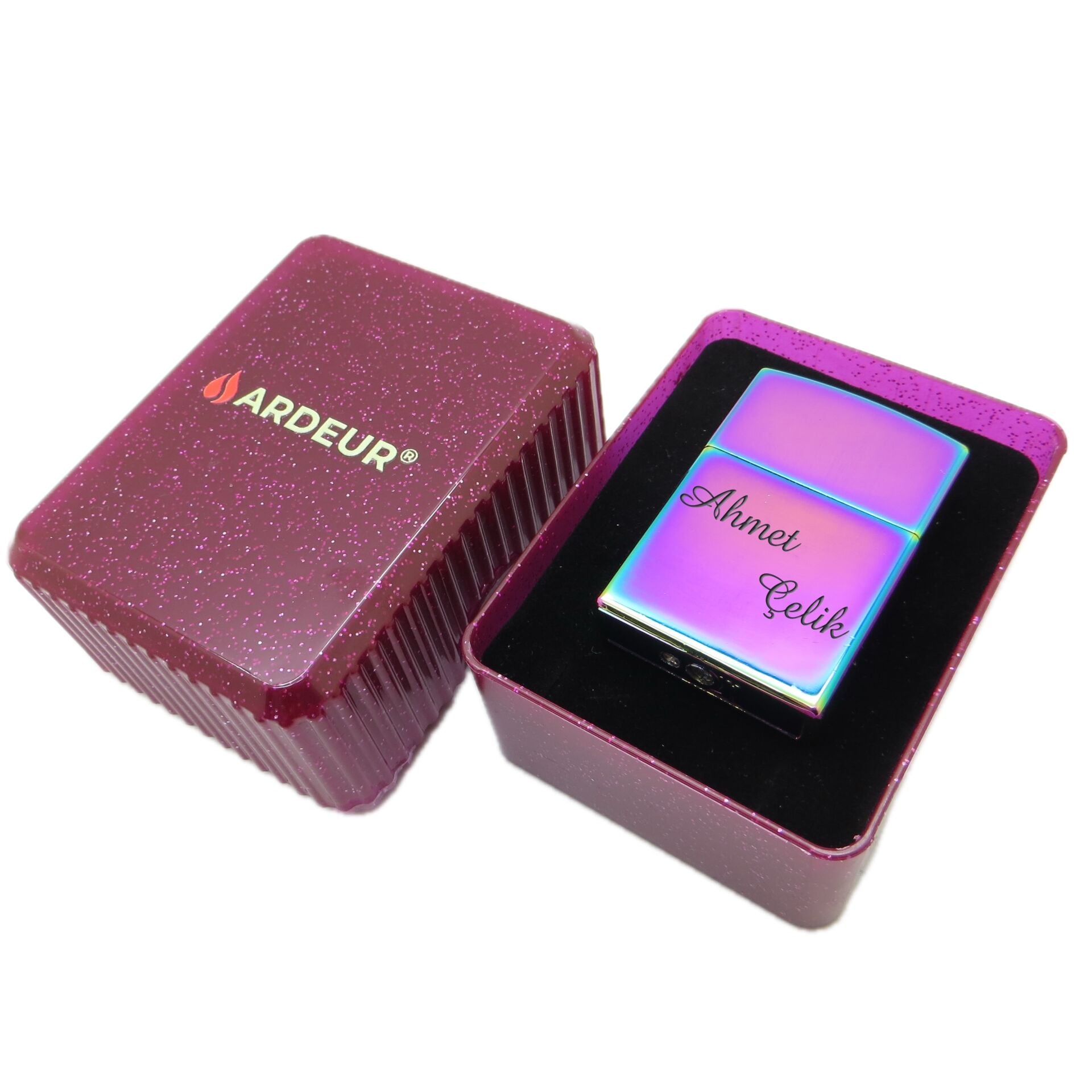 Ardeur® Atlas Rainbow İsme Özel Çakmak | Hediyelik Çakmak