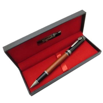 Signator® T516 Ahşap Siyah Roller Kalem | İsme Özel Kalem | Hediyelik Kalem