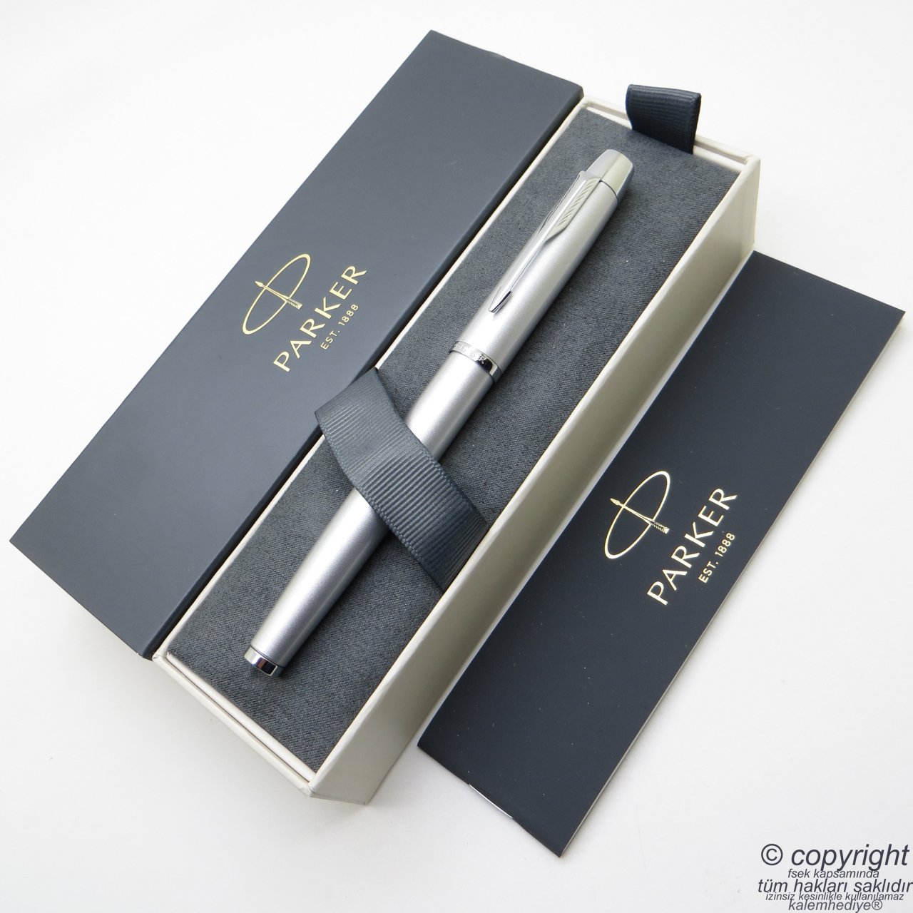 Parker Im Metal Silver CT Roller Kalem | Parker Kalem | İsme Özel Kalem | Hediyelik Kalem