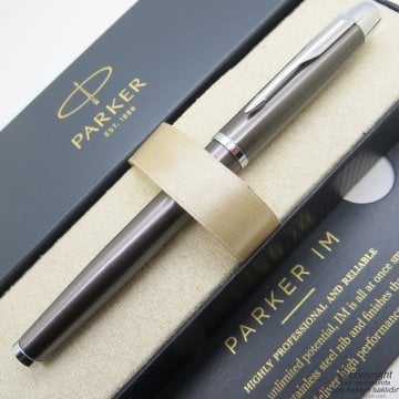 Parker Im Metal Kurşuni CT Roller Kalem | Parker Kalem | İsme Özel Kalem | Hediyelik Kalem