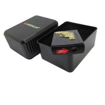 Ardeur® Legacy Tabanca Kabartmalı Bronz Kişiye Özel Çakmak | Hediyelik Çakmak