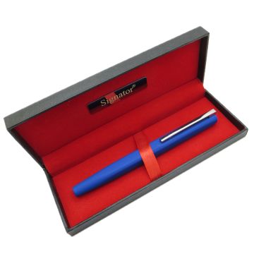Signator® T538 Mat Mavi Krom Roller Kalem | İsme Özel Kalem | Hediyelik Kalem