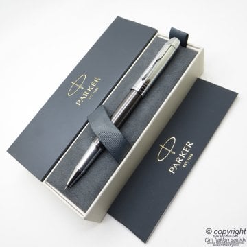 Parker IM Custom Titanyum Roller Kalem | İsme Özel Kalem