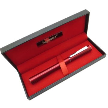 Signator® T539 Mat Kırmızı Krom Roller Kalem | İsme Özel Kalem | Hediyelik Kalem