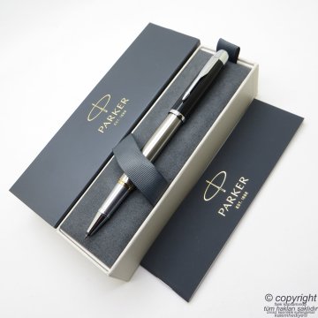 Parker IM Lake Siyah Brushed Roller Kalem | İsme Özel Kalem