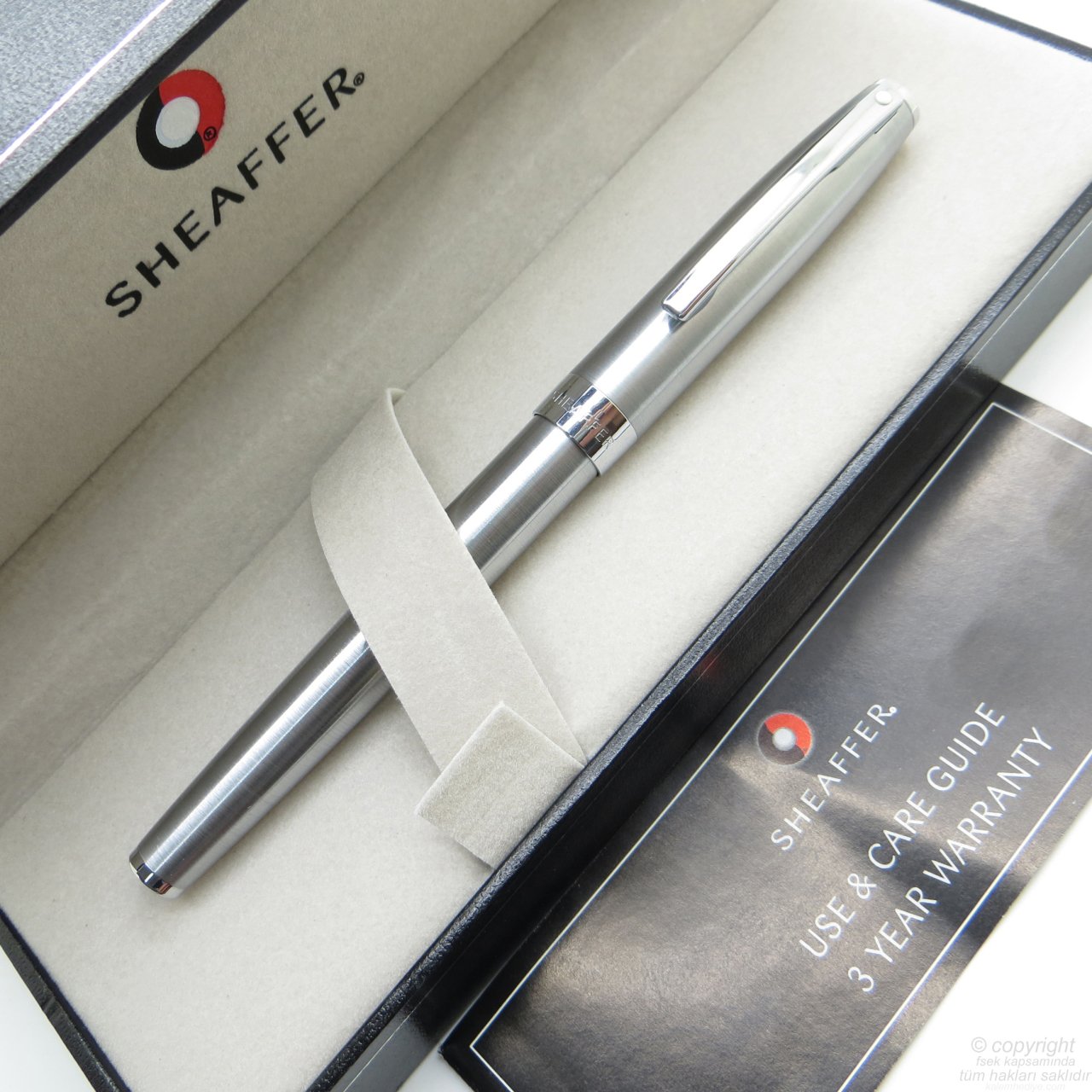 Sheaffer Sagaris Krom Dolma Kalem | İsme Özel Kalem