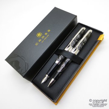 Cross Special Edition Snake Dolma Kalem + Tükenmez Kalem Set | Cross Kalem | İsme Özel Kalem
