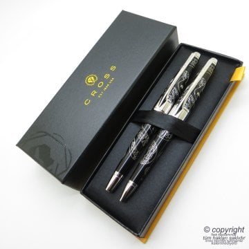 Cross Special Edition Snake Dolma Kalem + Tükenmez Kalem Set | Cross Kalem | İsme Özel Kalem