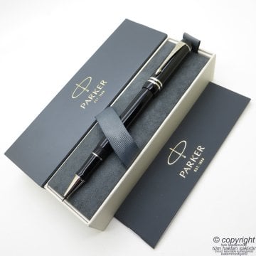 Parker Duofold Siyah CT Roller Kalem | Parker Kalem | İsme Özel Kalem | Hediyelik Kalem
