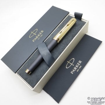 Parker Premier Titanyum Gri Roller Kalem | Parker Kalem | İsme Özel Kalem | Hediyelik Kalem