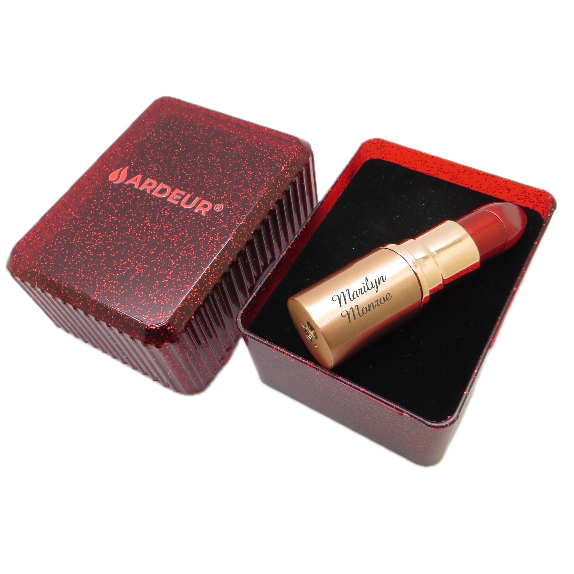 Ardeur® Ruj Formunda Rose Gold İsme Özel Çakmak | Hediyelik Çakmak