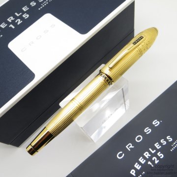 Cross AT0706-7 Peerless 125 London 23.Kt. Altın Kaplama Dolma Kalem 125.Yıl | Cross Kalem | İsme Özel Kalem