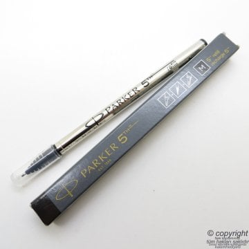 Parker 5th Refill Tekli Kutu, Medium uç, Siyah