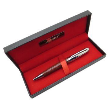Signator® T580 Mantar Krom Tükenmez Kalem | İsme Özel Kalem | Hediyelik Kalem