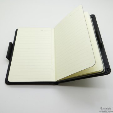 Scrikss İsme Özel Premium Defterli Hediye Seti MD-508 Siyah | Deri Defter + Touch Kalem | Scrikss Kalem | İsme Özel Kalem | Hediyelik Set