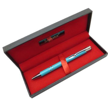 Signator® T588 Turkuaz Tükenmez Kalem | İsme Özel Kalem | Hediyelik Kalem