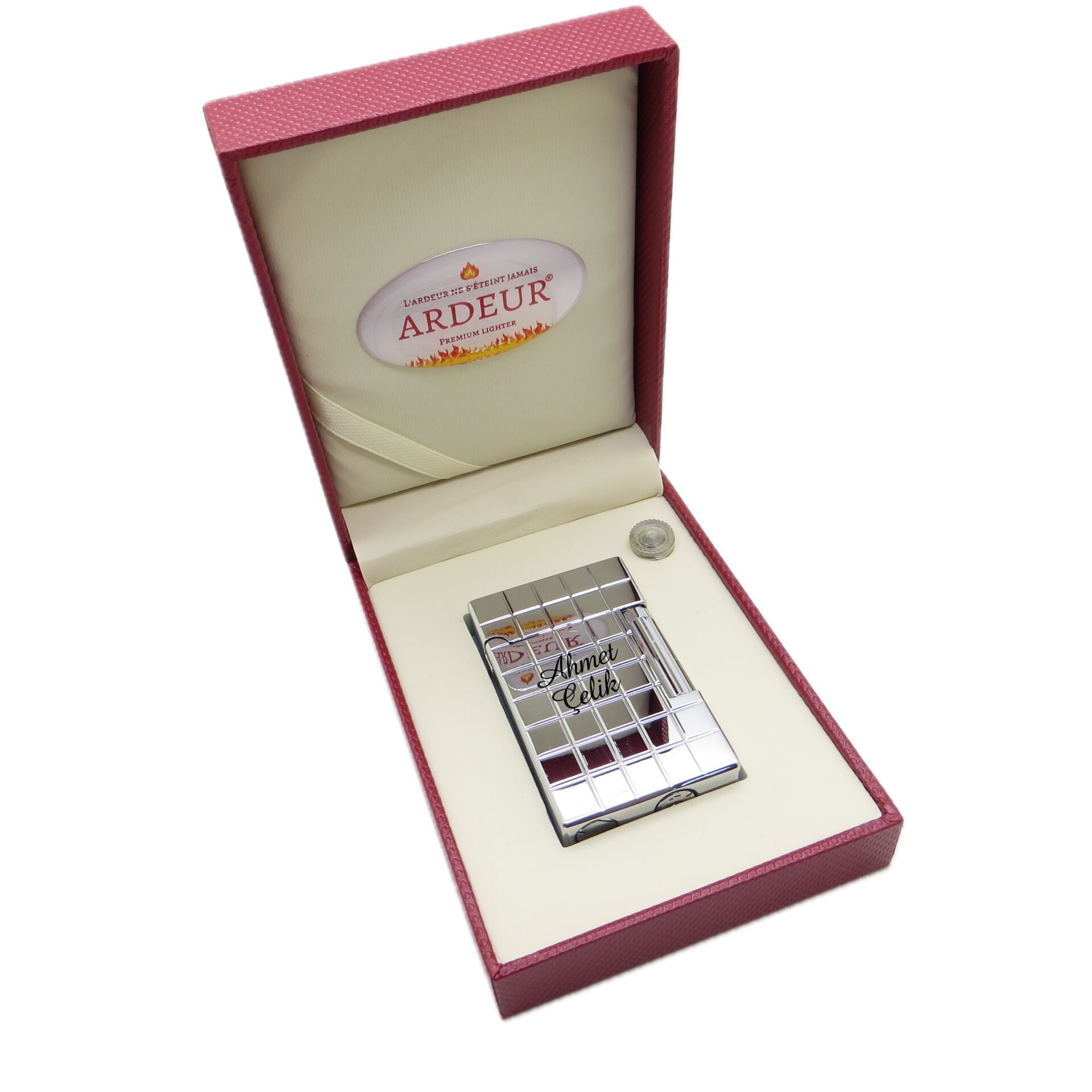 Ardeur® Prestige Krom İsme Özel Çakmak | Hediyelik Çakmak