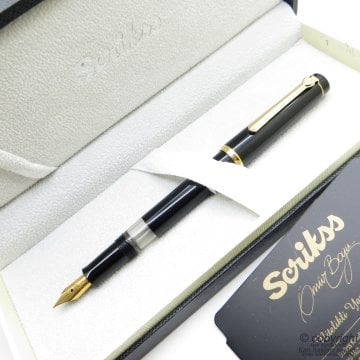 Scrikss 419 Dolma Kalem Siyah | Scrikss Kalem | İsme Özel Kalem | Hediyelik Kalem