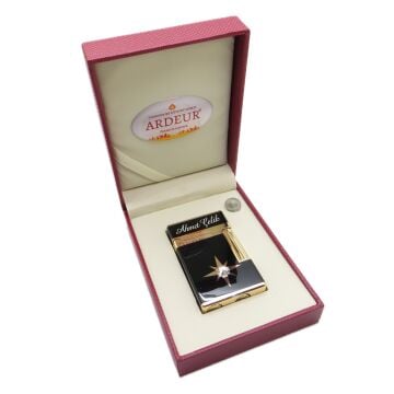 Ardeur® Prestige Siyah Gold İsme Özel Çakmak | Hediyelik Çakmak