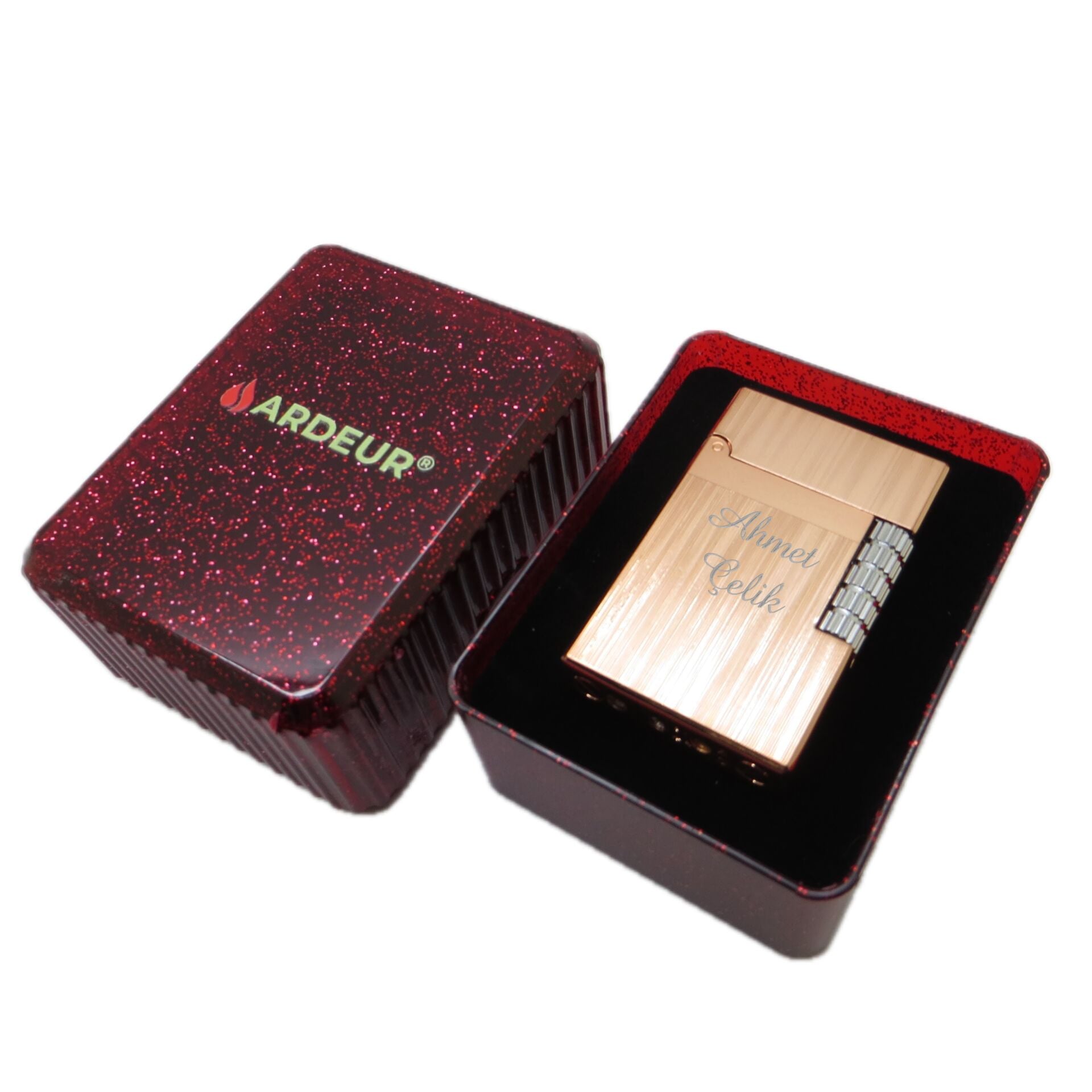 Ardeur® Noble Rose Gold İsme Özel Çakmak | Hediyelik Çakmak