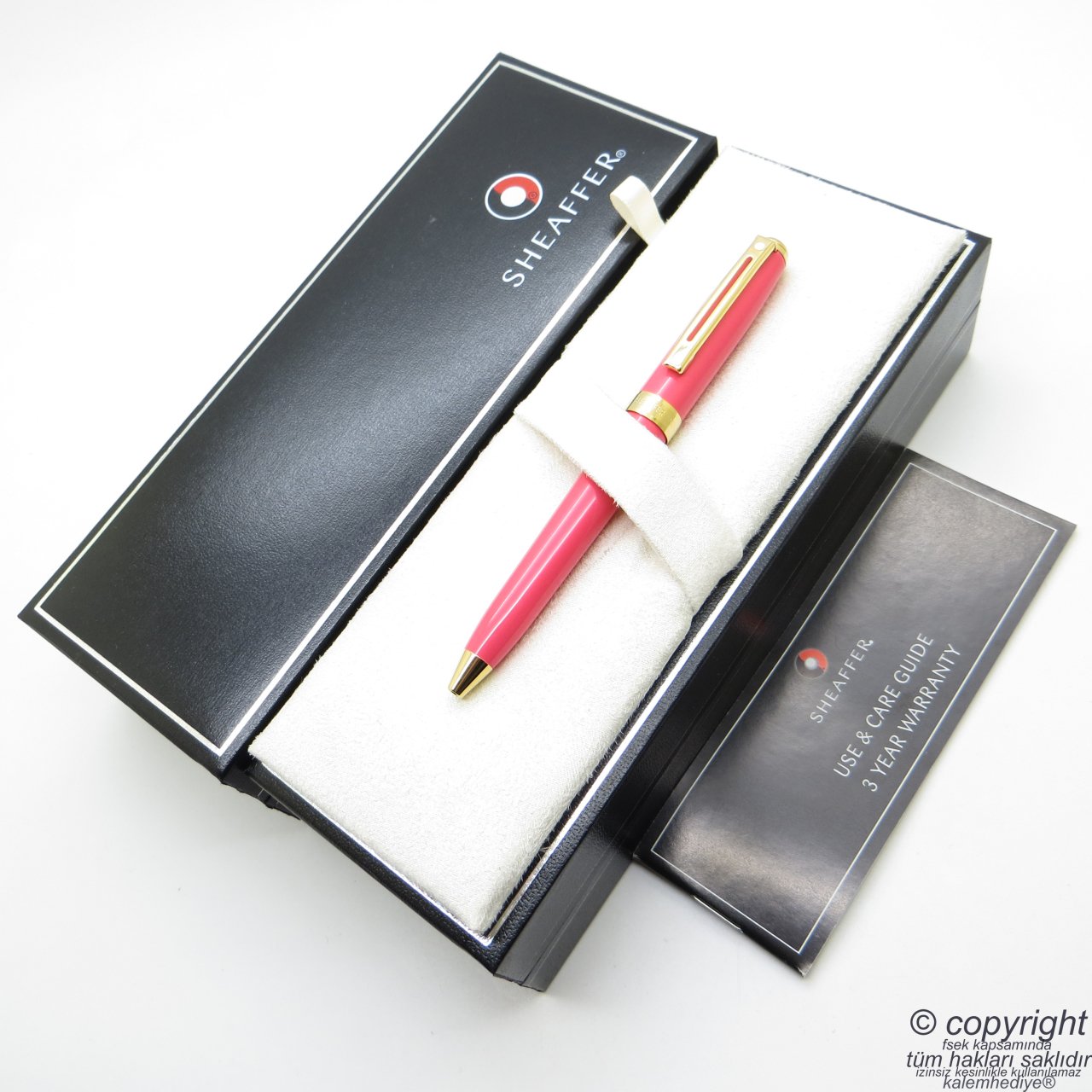 Sheaffer Prelude Mini Pembe Altın Tükenmez | İsme Özel Kalem