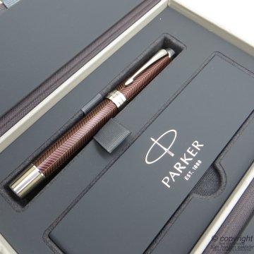 Parker Duofold Prestij Bordo Chevron CT Roller Kalem | Parker Kalem | İsme Özel Kalem | Hediyelik Kalem