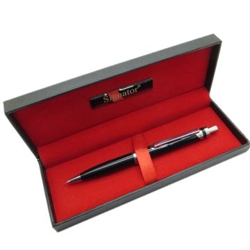 Signator® T633 Siyah Krom Versatil Kalem | İsme Özel Kalem | Hediyelik Kalem