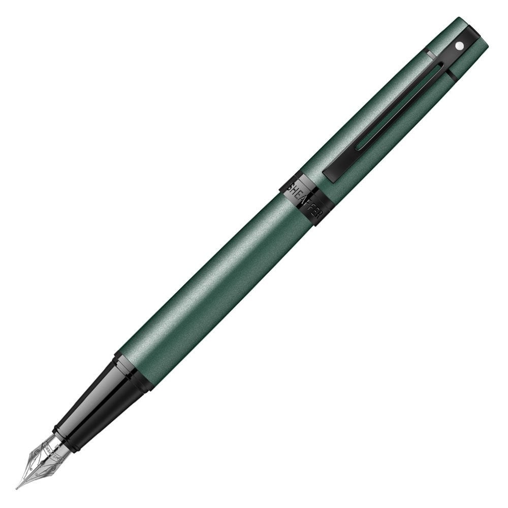 Sheaffer 300 Mat Yeşil Dolma Kalem 9346-0 | İsme Özel Kalem