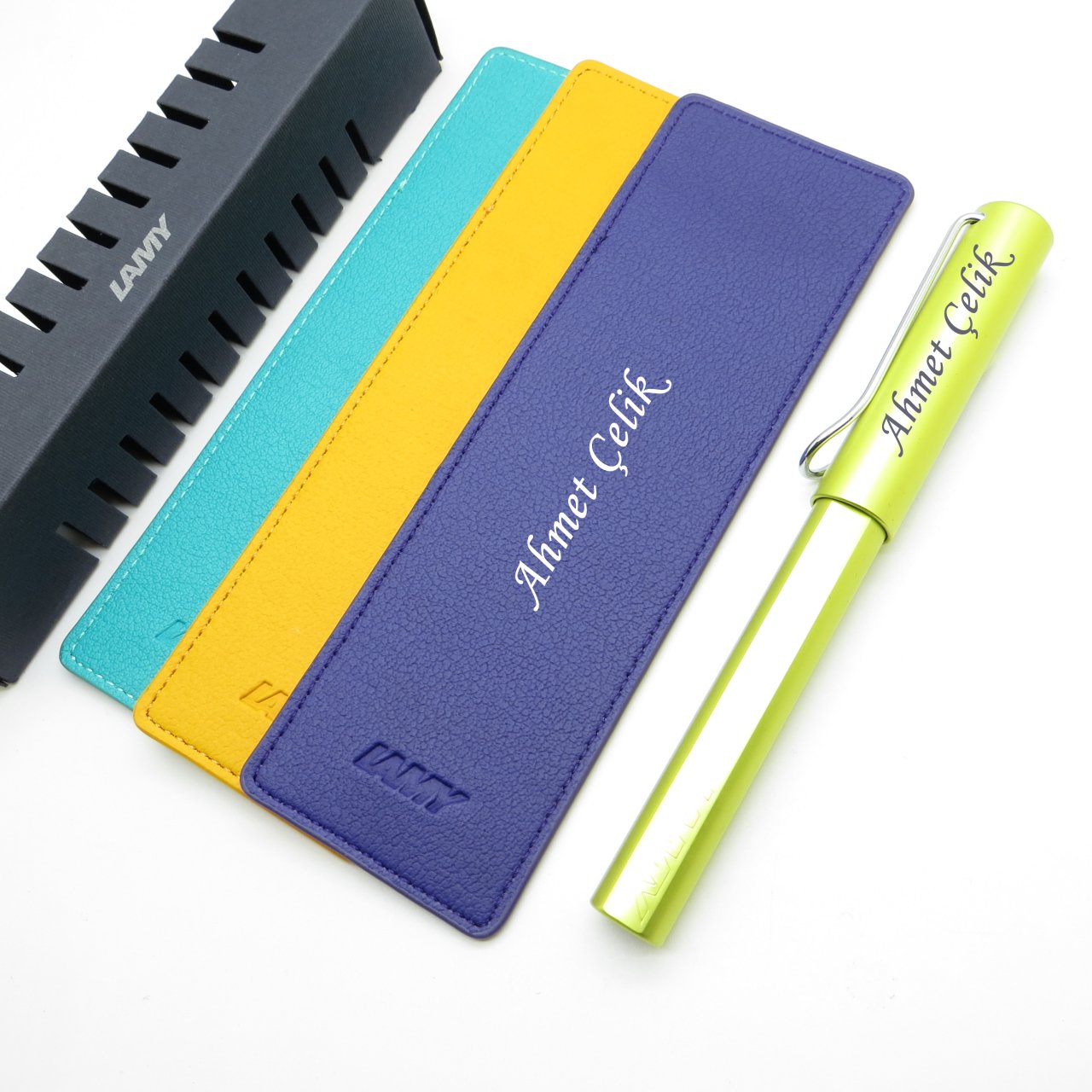 Lamy Al Star Charged Green Roller Kalem + Kalem Kılıfı | Lamy Kalem | Hepsi İsme Özel