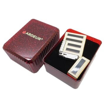 Ardeur® Classic Siyah Altın Kişiye Özel Çakmak | Hediyelik Çakmak