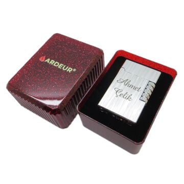Ardeur® Everest Krom Kişiye Özel Çakmak | Hediyelik Çakmak