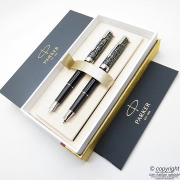 Parker Sonnet Special Edition Dolma Kalem + Roller Kalem | Parker Kalem | İsme Özel Kalem | Hediyelik Kalem