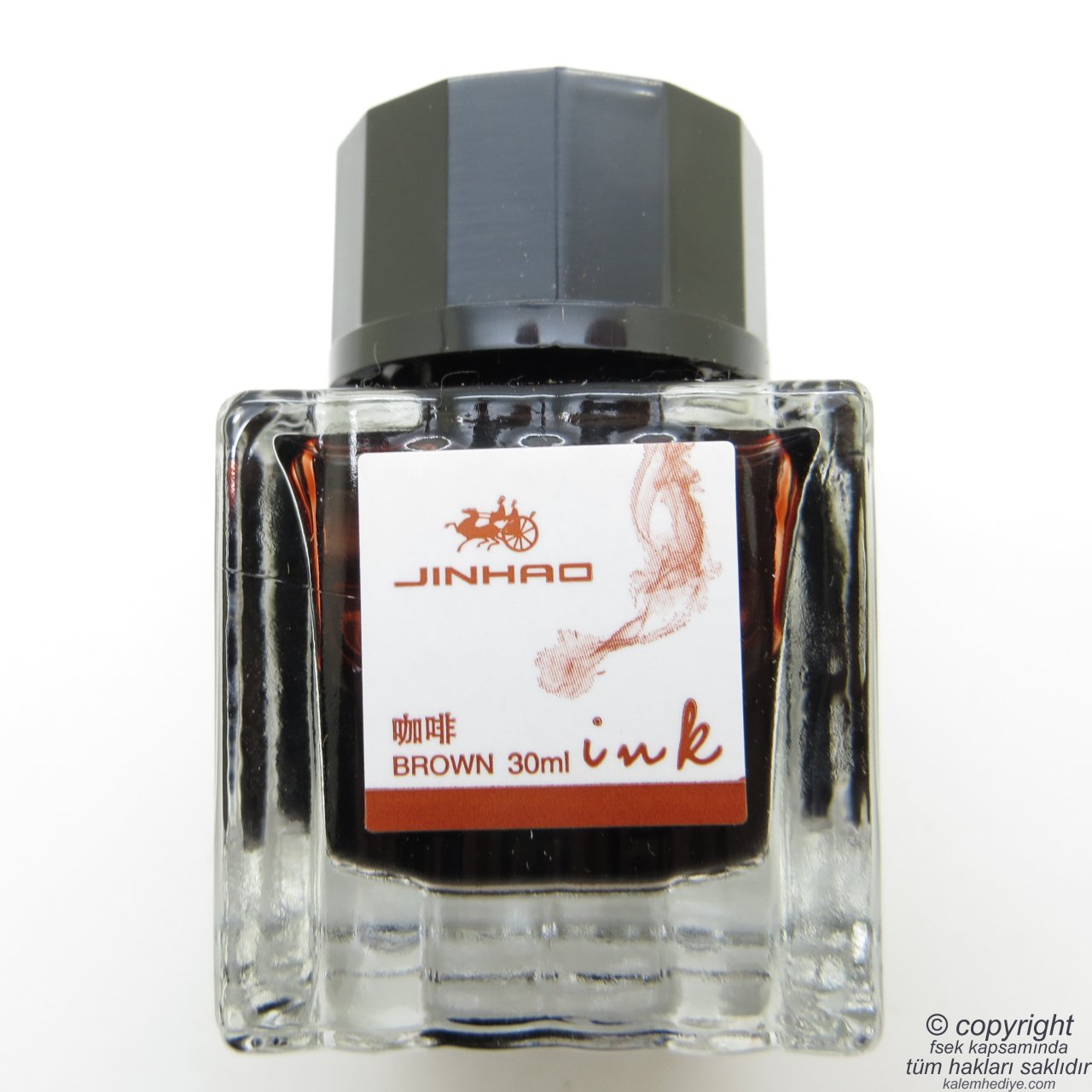 Jinhao Kahverengi Mürekkep 30ml. Şişe