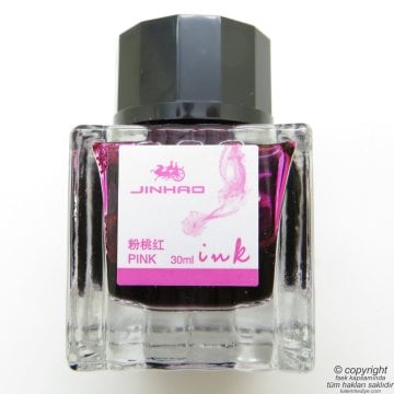 Jinhao Pembe Mürekkep 30ml. Şişe