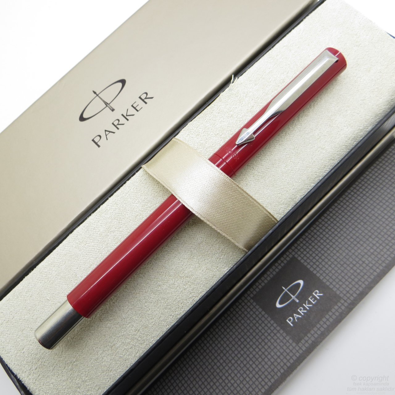 Parker Vector Bordo Dolma Kalem | İsme Özel Kalem | Hediyelik Kalem