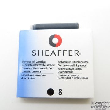 Sheaffer Siyah Kartuş 8'li Paket | Sheaffer Kartuş