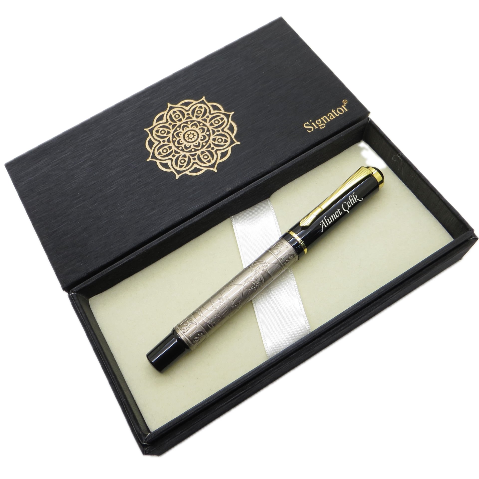 Signator® T663 Mevlana Kabartmalı Roller Kalem | İsme Özel Kalem | Hediyelik Kalem